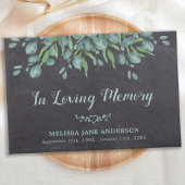 Rustic Loving Memory Eucalyptus Memorial Funeral Gastenboek