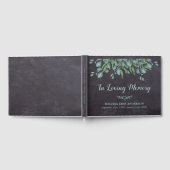 Rustic Loving Memory Eucalyptus Memorial Funeral Gastenboek (Volledig)