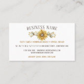 Rustic Loyalty Sunflower Punch Koop negen gratis Visitekaartje (Achterkant)