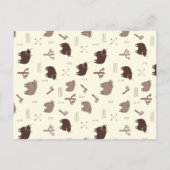 Rustic Lumberjack Bison Couple's Baby shower Uitnodiging Briefkaart (Achterkant)