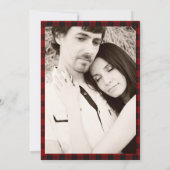 Rustic Lumberjack Buffalo speldenband - Foto toevo Kaart (Achterkant)