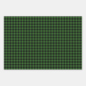 Rustic Lumberjack Plaid Red Green Black White Inpakpapier Vel (Voorkant 3)