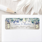 Rustic Luxe Peacock Wedding Etiket (Insitu)