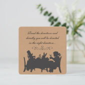 Rustic Mad Hatters Tea Party Birthday Kaart (Staand voorkant)