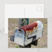 Rustic Mailbox Portret Briefkaart (Voorkant / Achterkant)