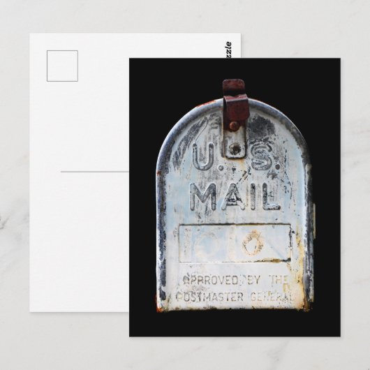 Rustic Mailbox Portret Briefkaart (Voorkant / Achterkant)