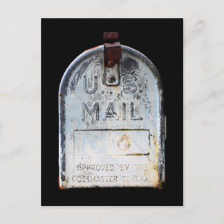 Rustic Mailbox Portret Briefkaart