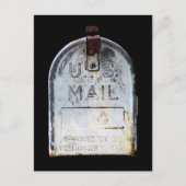 Rustic Mailbox Portret Briefkaart (Voorkant)