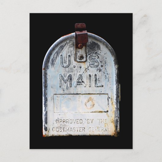 Rustic Mailbox Portret Briefkaart (Voorkant)