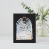 Rustic Mailbox Portret Uitnodiging Briefkaart (Staand voorkant)