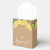 Rustic Main Squeeze Citroenen Bruidsmeisjesfeest Bedankdoosjes (Geopend)