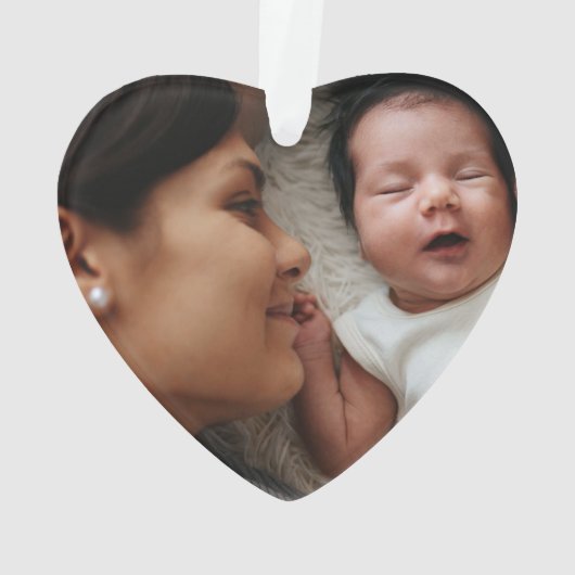 Rustic Mama Beer Red Buffalo Pset Foto Ornament (achterkant)