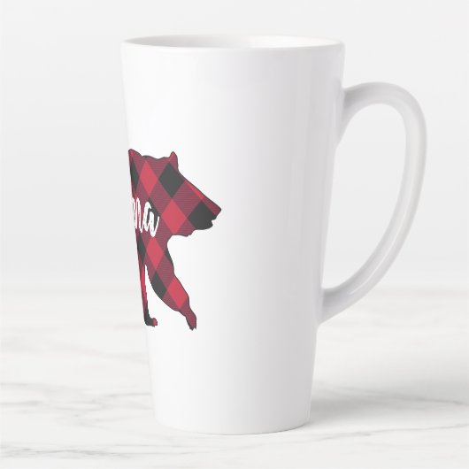 Rustic Mama Beer Red Buffalo Pset Latte Mok (Rechts)