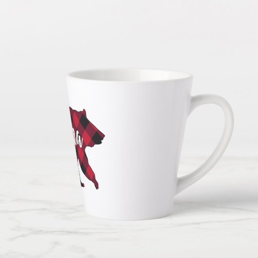 Rustic Mama Beer Red Buffalo Pset Latte Mok (Rechts)