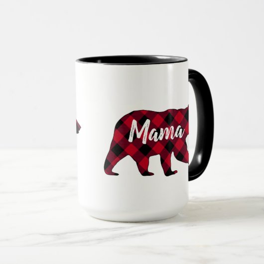 Rustic Mama Beer Red Buffalo Pset Mok (Voorkant rechts)