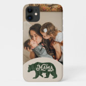 Rustic Mama Beer Silhouette Foto Case-Mate iPhone Case (Achterkant)