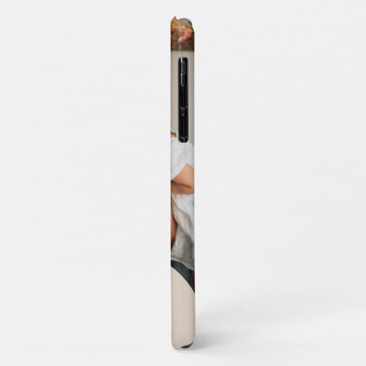 Rustic Mama Beer Silhouette Foto Case-Mate iPhone Case (Achterkant/links)