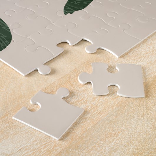 Rustic Mama Beer Silhouette Typografie Legpuzzel (Zijkant)