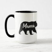Rustic Mama Beer Simple Black en White Coffee Mok (Links)