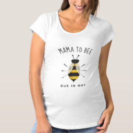 Rustic Mama to bee materij met volle maand Tanktop