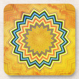 Rustic Mandala Bier Onderzetter