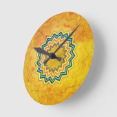 Rustic Mandala Ronde Klok (Hoek)