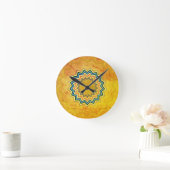 Rustic Mandala Ronde Klok (Huis)