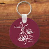 Rustic Marcela I Do Crew Bridesmaid Sleutelhanger (Voorkant)