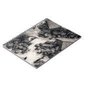 Rustic Market Sketch Sepia Notitieboek (Linkerzijde)