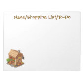 Rustic Market Stall Produce Notitieblok (Voorkant)