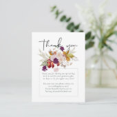 Rustic Maroon Ginger Blush Wedding Briefkaart (Staand voorkant)