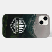 Rustic Masculine Forest Mountains Outdoors Case-Mate iPhone Case (Achterkant (horizontaal))