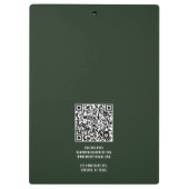 Rustic Masculine Forest Mountains Outdoors Klembord (Achterkant)