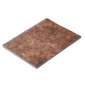 Rustic Masculine Walnut Brown Notitieboek (Linkerzijde)