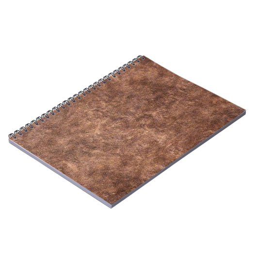 Rustic Masculine Walnut Brown Notitieboek (Linkerzijde)