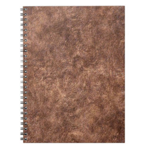 Rustic Masculine Walnut Brown Notitieboek