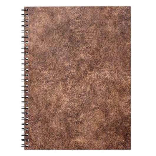 Rustic Masculine Walnut Brown Notitieboek (Voorkant)