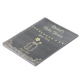 Rustic Mason Jar Baby shower notebook Notitieboek (Linkerzijde)