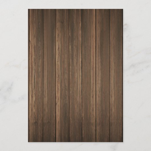 Rustic Mason Jar Baby shower Uitnodiging (Achterkant)