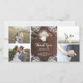 Rustic Mason Jar Baby's Breath Wedding Bedankt