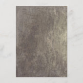 Rustic Mason Jar Baby's Breath Wedding Details Informatiekaartje (Achterkant)