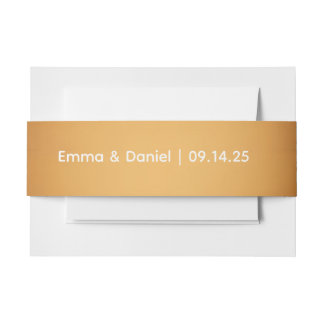 Rustic Mason Jar Berry Wedding Belly Band Uitnodigingen Wikkel