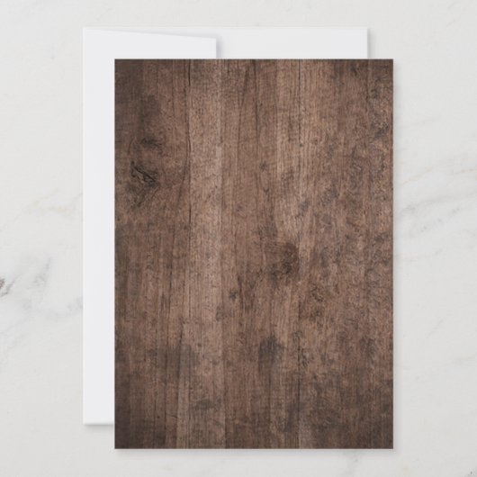 Rustic Mason Jar Boho Baby Shower Uitnodigingen (Achterkant)