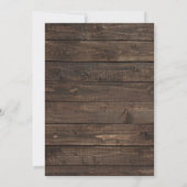 Rustic Mason Jar Boho Floral Marsala Baby shower I Kaart (Achterkant)