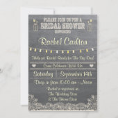 Rustic Mason Jar Bridal Shower Kaart (Voorkant)