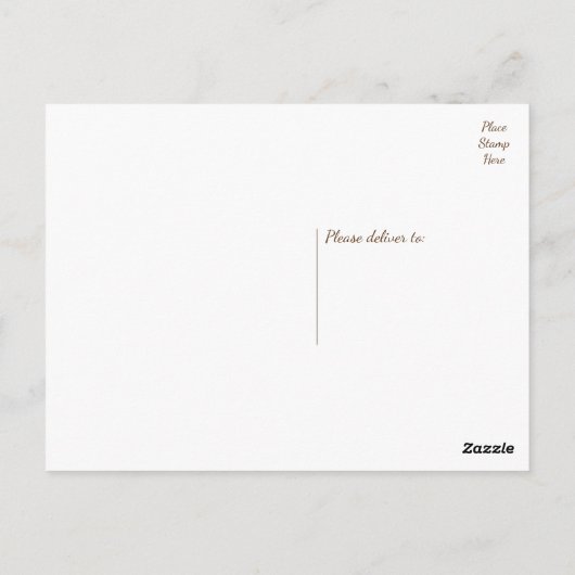 Rustic Mason Jar Brown Wood Briefkaart (Achterkant)