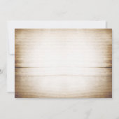 Rustic Mason Jar Bruids Douche Uitnodigingen (Achterkant)