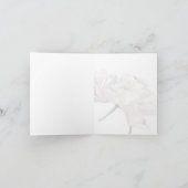 Rustic Mason Jar en roze pioenen Bedankkaart (Binnen)