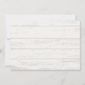 Rustic Mason Jar Gerber Daisies Vrijgezellenfeest Kaart (Achterkant)