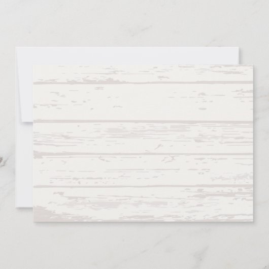 Rustic Mason Jar Gerber Daisies Vrijgezellenfeest Kaart (Achterkant)